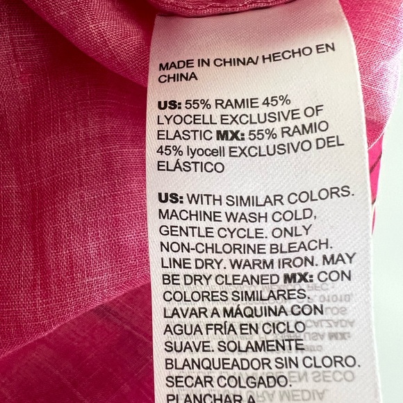 Chico's Vibrant Pink and Red Floral Top - Picture 6 of 6